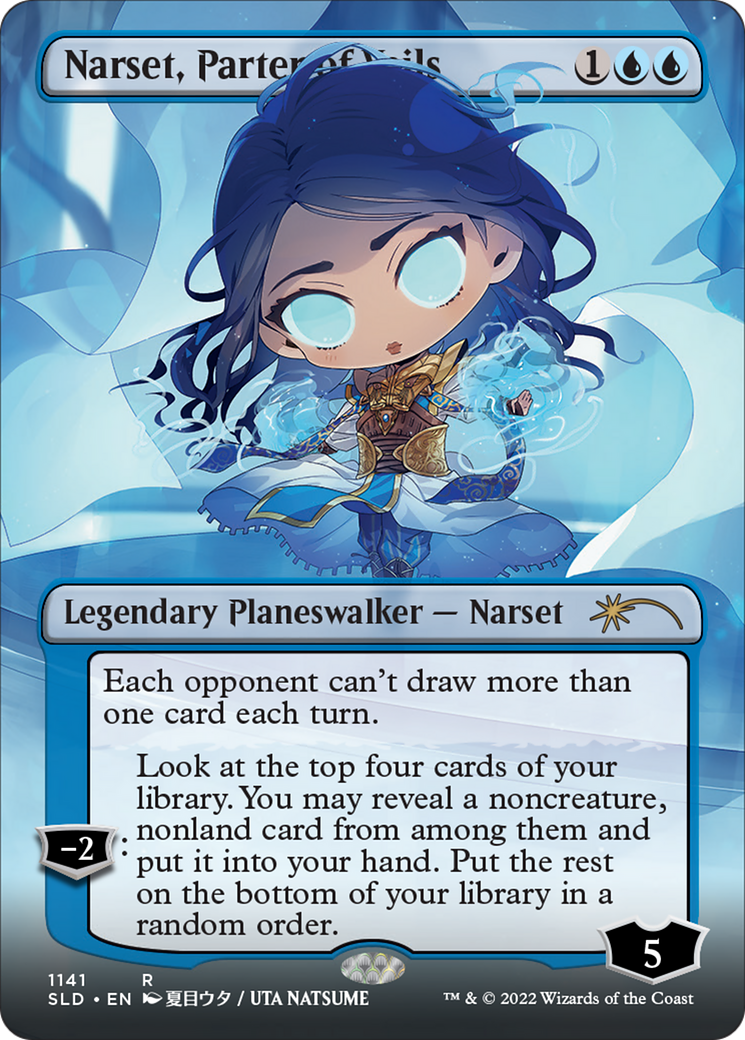 Narset, Parter of Veils (SLD-1141) - Secret Lair Drop (Borderless) Foil