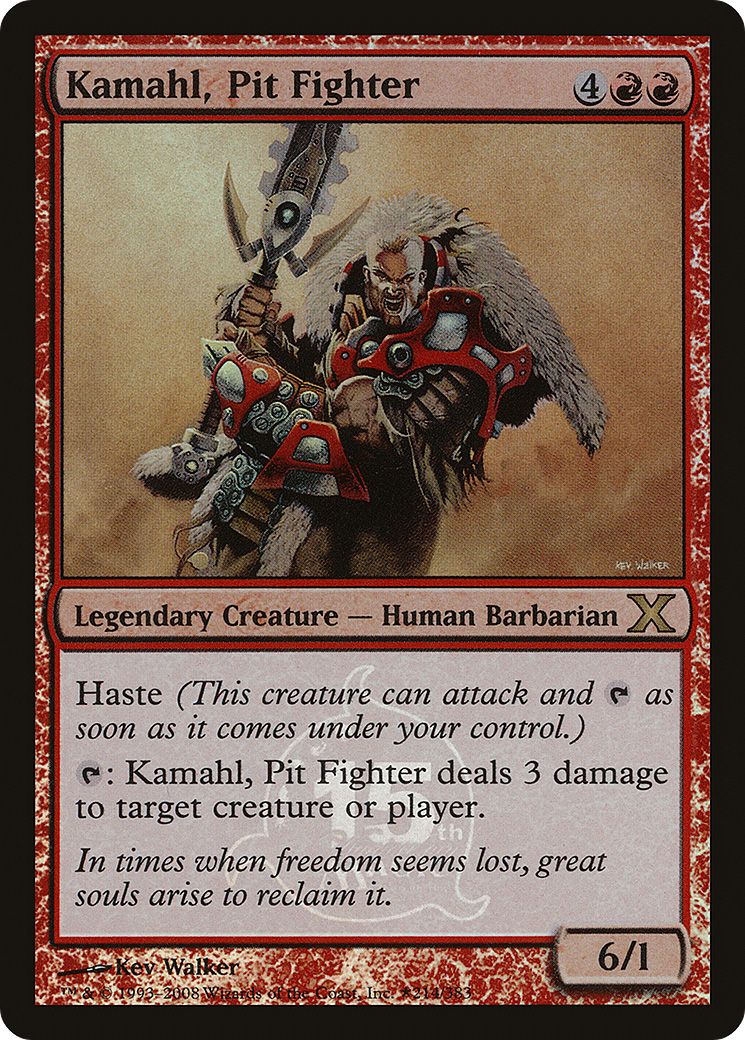 Kamahl, Pit Fighter (UMP-002) - 15th Anniversary Cards Foil