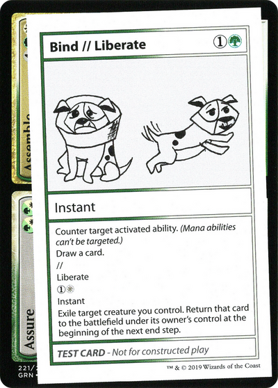Bind // Liberate (CMB1-) - Mystery Booster Playtest Cards 2021