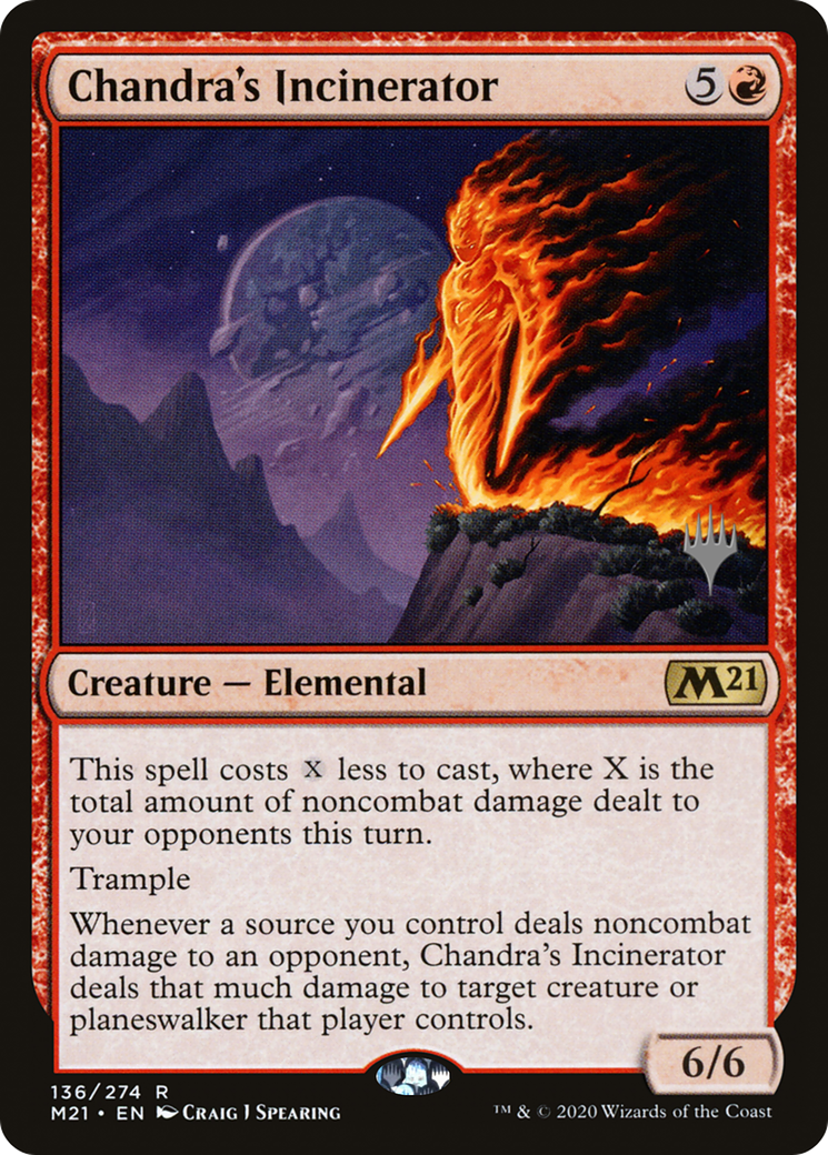 Chandra's Incinerator (PPM21-136P) - Core Set 2021 Promos Foil