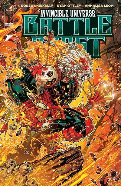 Invincible Universe Battle Beast #1 G 1:100 Jonboy Meyers Foil Variant (05/14/2025) Image