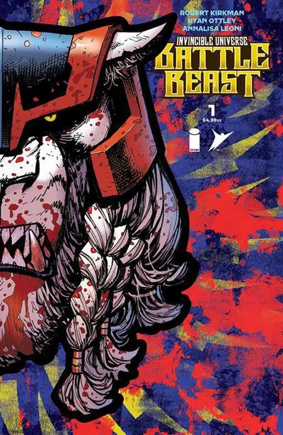 Invincible Universe Battle Beast #1 J Ryan Ottley & Annalisa Leoni Foil Die Cut Mask Variant (05/14/2025) Image