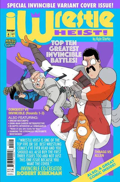 Wrestle Heist #4 B (Of 5) Kyle Starks Invincible Team-Up (03/18/2026) Image