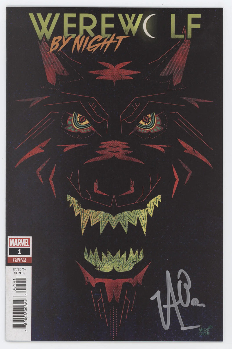 Werewolf By Night #1 B (Of 4) Marvel 2020 Jeffrey Veregge Variant NM Signed Taboo Black Eyed Peas COA