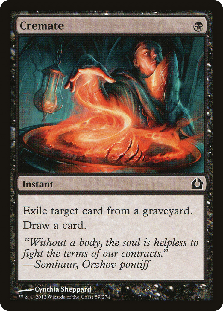 Cremate (RTR-059) - Return to Ravnica