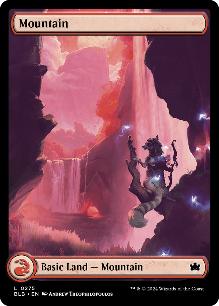 Mountain (BLB-275) - Bloomburrow Foil