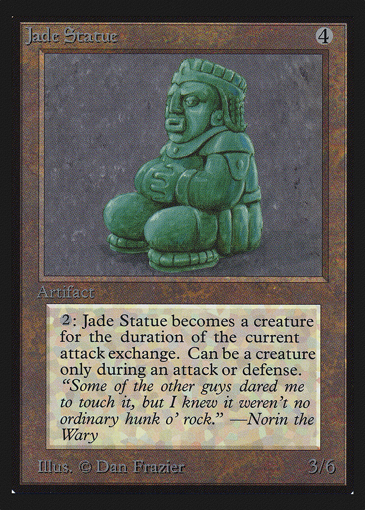 Jade Statue (IED-) - Intl. Collectors' Edition