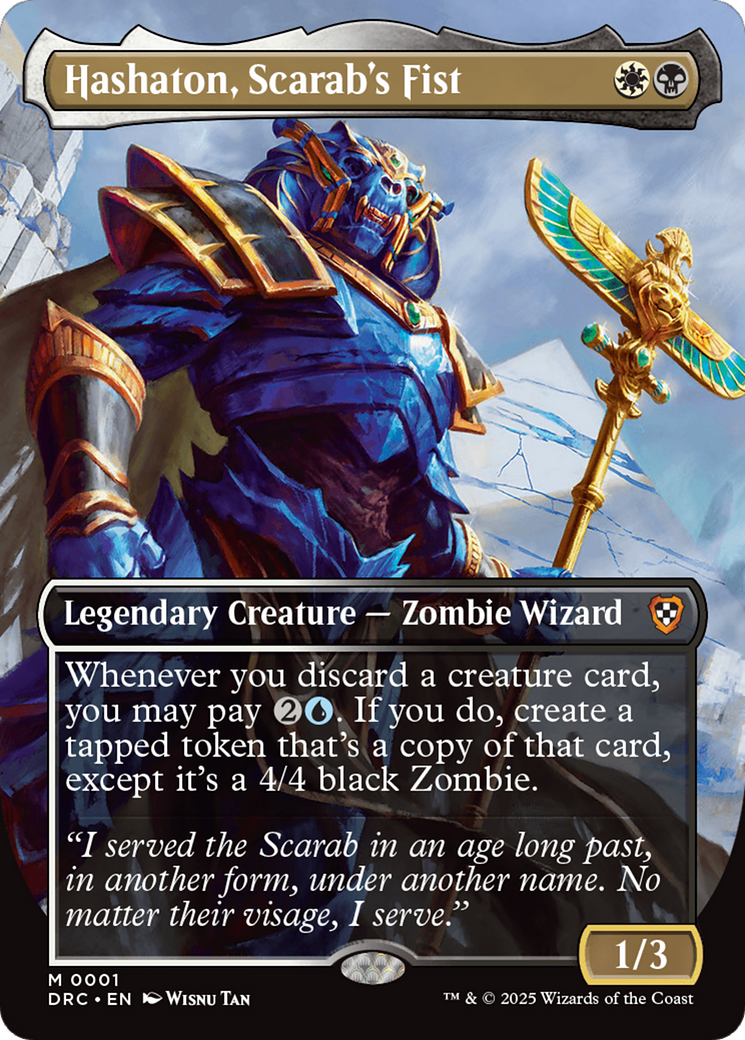 Hashaton, Scarab's Fist (DRC-001) - Commander: Aetherdrift