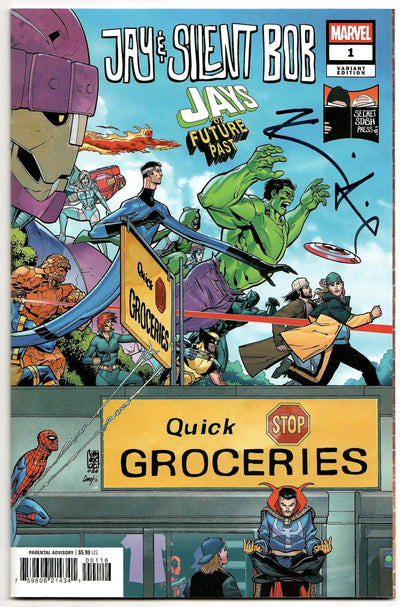 Jay & Silent Bob Jays Of Future Past #1 E 1:25 Giuseppe Camuncoli Variant SIGNED Kevin Smith (06/10/2026) Marvel