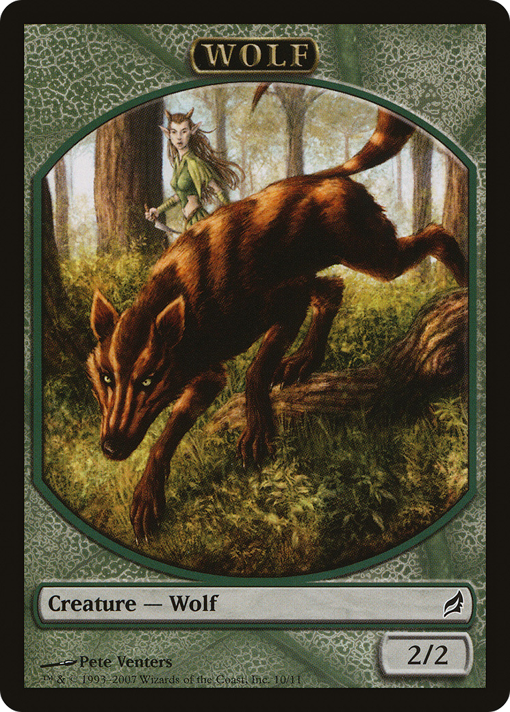 Wolf (LRW-010) - Lorwyn Tokens