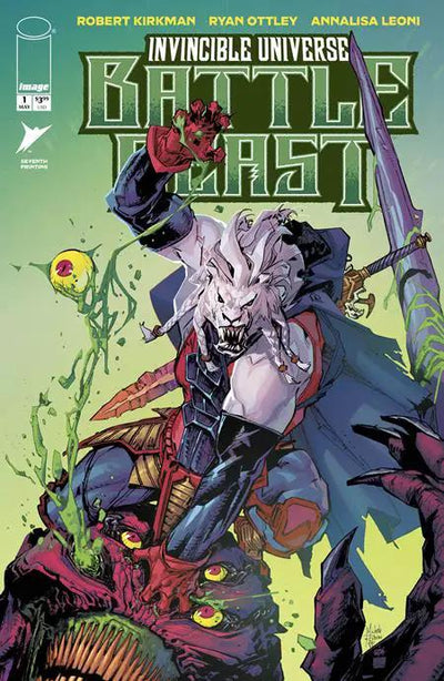 Invincible Universe Battle Beast #1 7th Print Michele Rubini Variant (05/20/2026) Image
