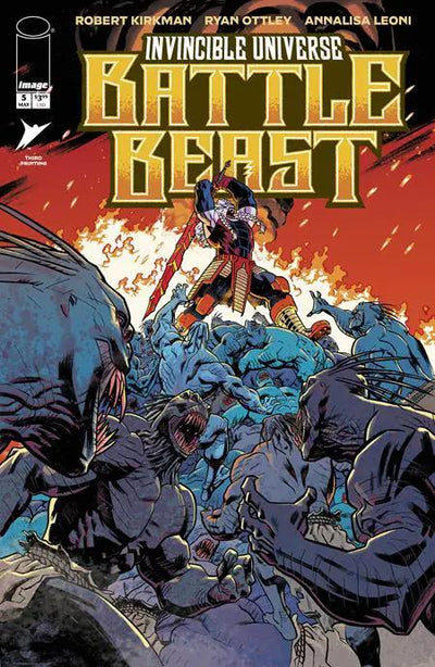 Invincible Universe Battle Beast #5 3rd Print Mike Hawthorne Variant (05/20/2026) Image
