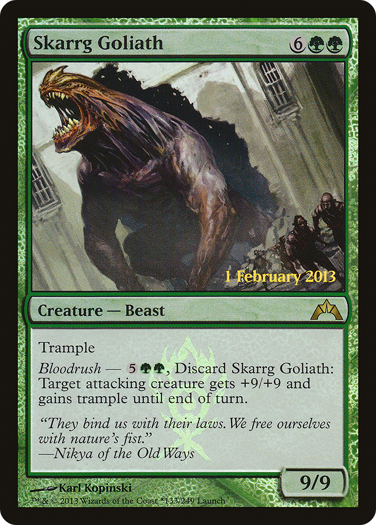 Skarrg Goliath (LARP-133) - Gatecrash Promos Foil