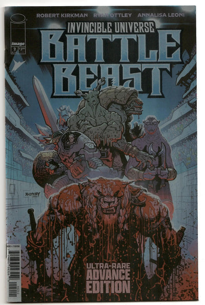 Invincible Universe Battle Beast #2 2025 Image NM 9.4 Ryan Ottley Blind Bag Advance Foil Variant