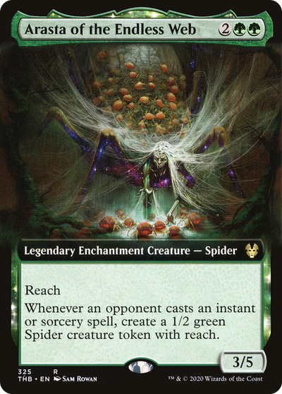 Arasta of the Endless Web (THB-325) - Theros Beyond Death: (enchantment, Extended Art)