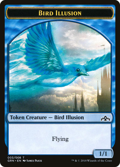 Bird Illusion (GRN-003) - Guilds of Ravnica Tokens
