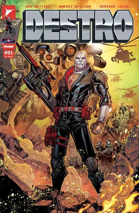 Destro #1 (Of 5) F 1:100 Jonboy Meyers Foil Variant GI Joe (06/19/2024) Image
