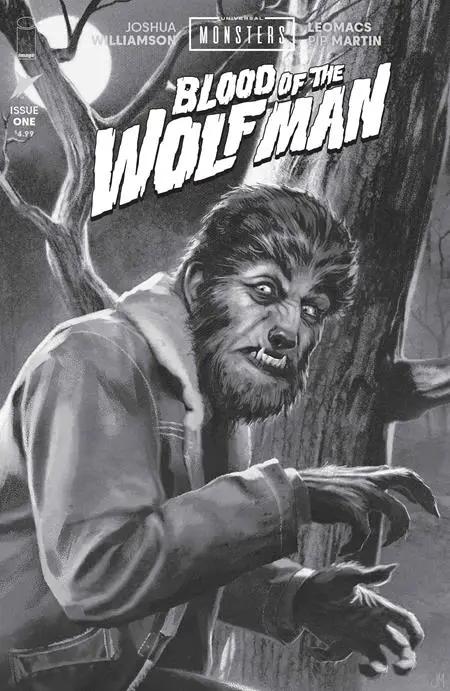 Universal Monsters Blood Of The Wolf Man #1 (Of 4) D 1:25 Joshua Middleton Classic Horror B& (06/24/2026) Image