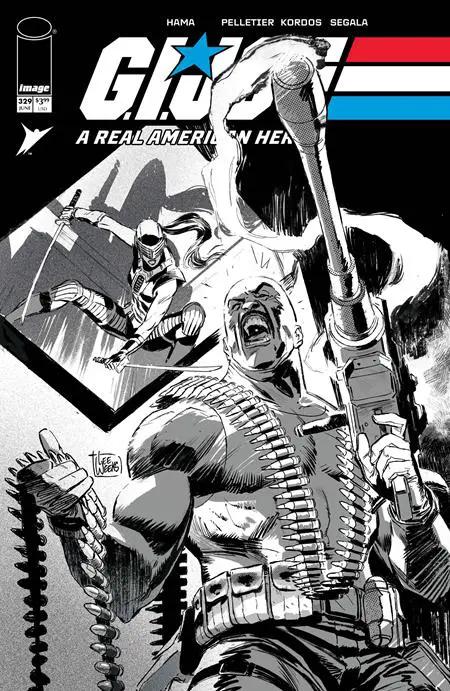 Gi Joe A Real American Hero #329 B Lee Weeks B&W Variant (06/10/2026) Image