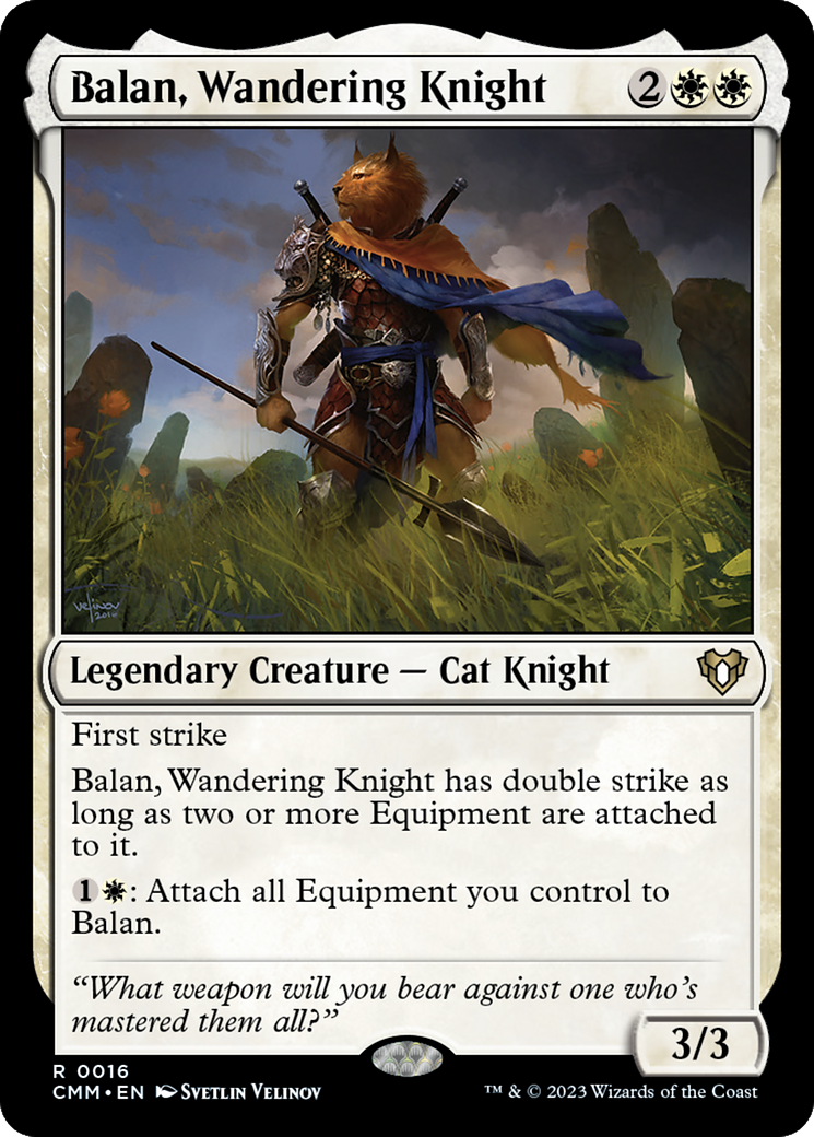 Balan, Wandering Knight (CMM-016) - Commander Masters Foil