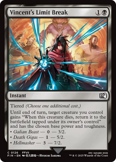 Vincent's Limit Break (FIN-126) - FINAL FANTASY Foil