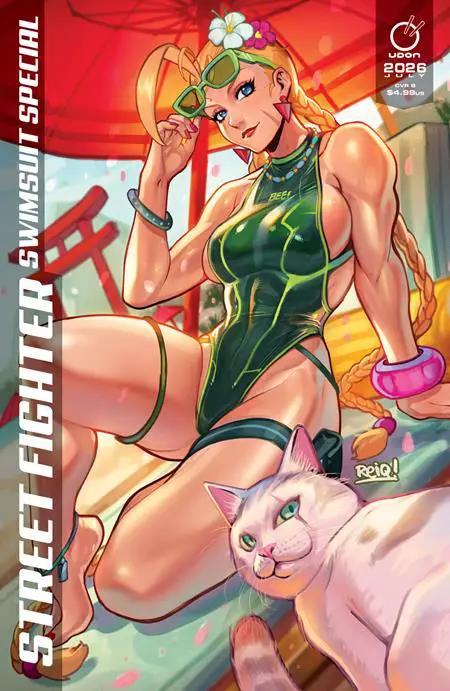 2026 Street Fighter Swimsuit Special #1 (One Shot) B Reiq Cat Variant (07/22/2026) Udon