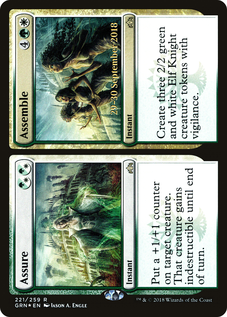 Assure // Assemble (PRE-221S) - Guilds of Ravnica Promos Foil