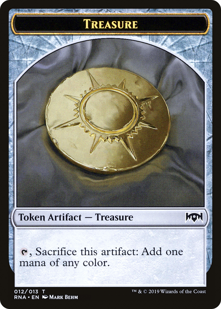 Treasure (RNA-012) - Ravnica Allegiance Tokens
