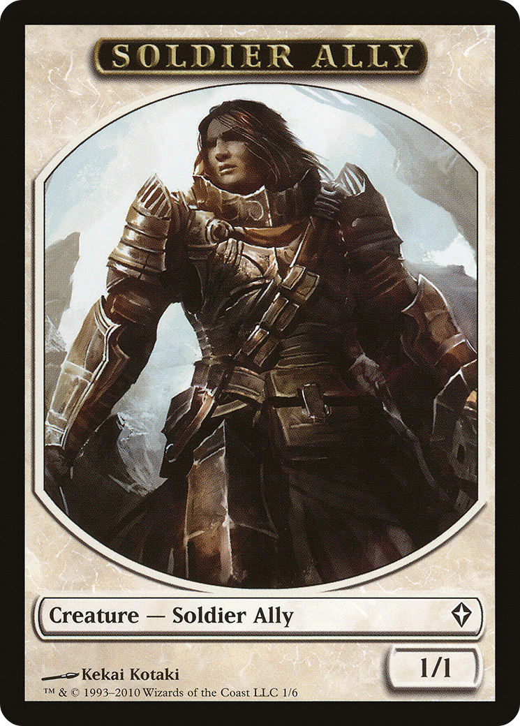 Soldier Ally (WWK-001) - Worldwake Tokens