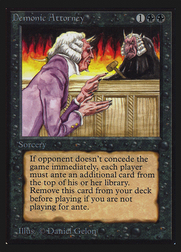 Demonic Attorney (IED-) - Intl. Collectors' Edition