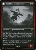 Reckless Stormseeker // Storm-Charged Slasher (DBL-157) - Innistrad: Double Feature: (Double Faced Transform) - Near Mint