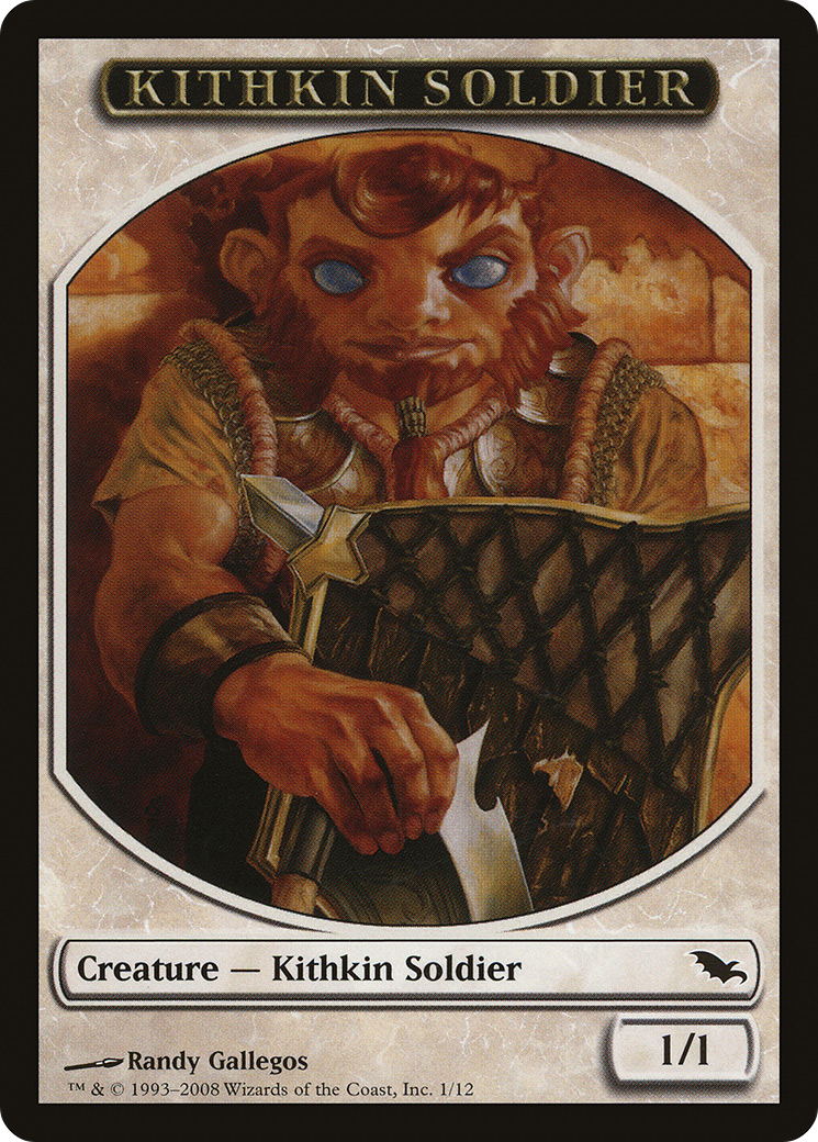 Kithkin Soldier (SHM-001) - Shadowmoor Tokens