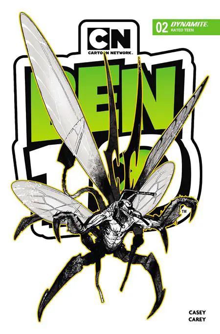 Ben 10 #2 3rd Print B 1:7 Robert Carey B&W (08/05/2026) Dynamite