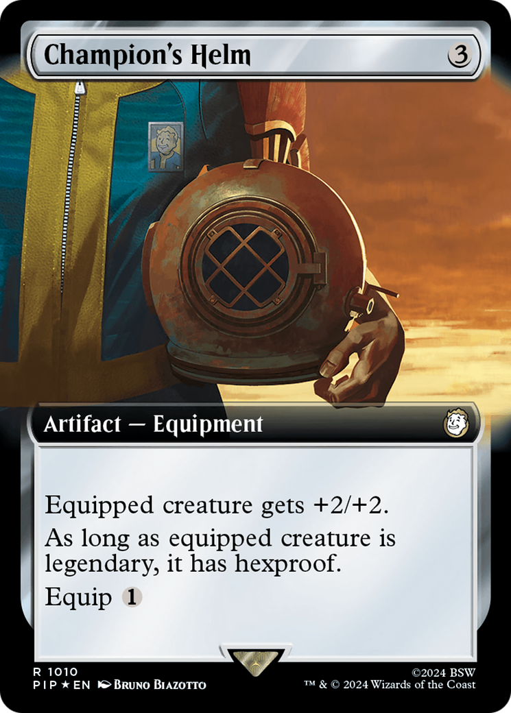 Champion's Helm (PIP-1010) - Fallout: (Extended Art) Foil