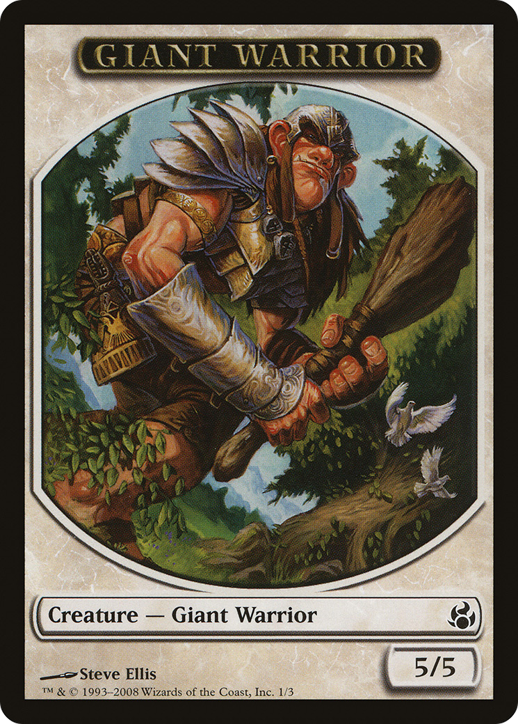 Giant Warrior (MOR-001) - Morningtide Tokens