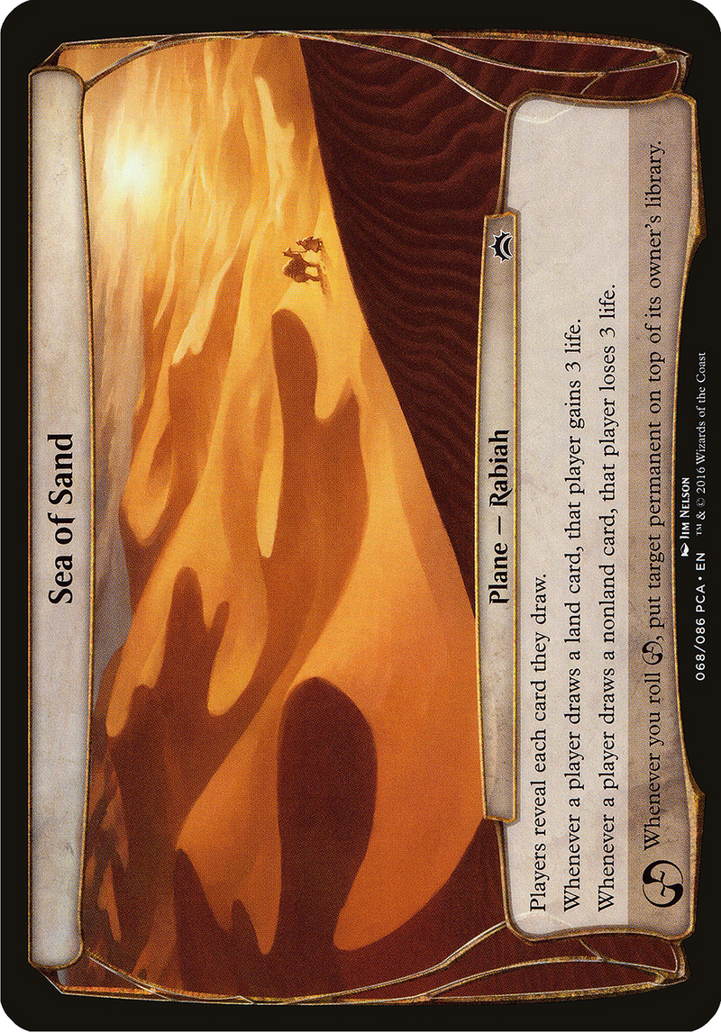 Sea of Sand (OVER-068) - Planechase Anthology Planes