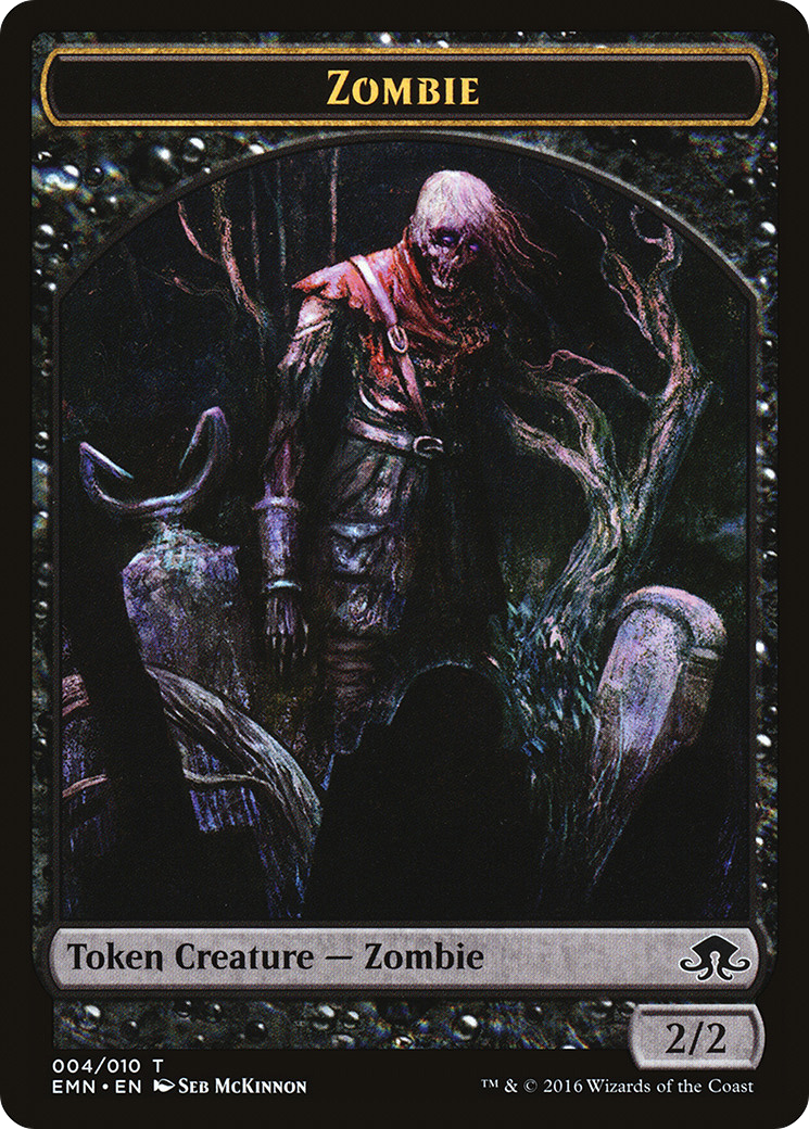 Zombie (EMN-004) - Eldritch Moon Tokens