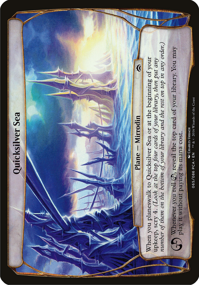 Quicksilver Sea (OVER-065) - Planechase Anthology Planes