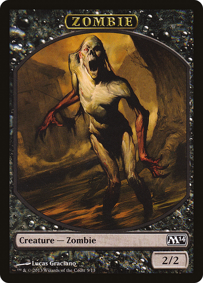 Zombie (M14-005) - Magic 2014 Tokens