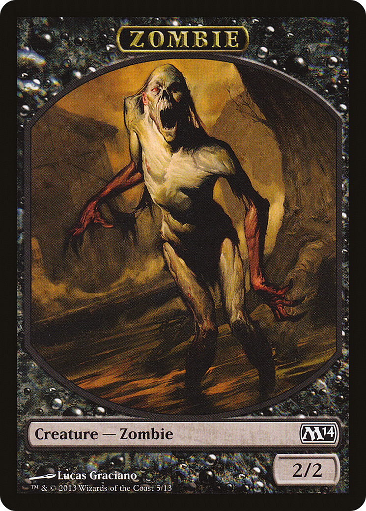 Zombie (M14-005) - Magic 2014 Tokens