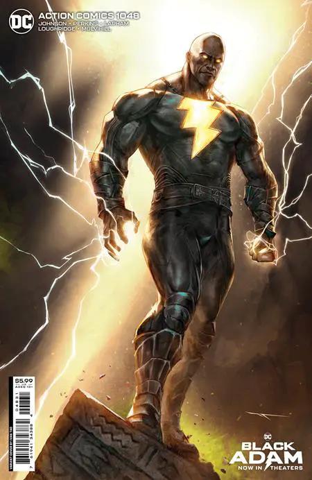 Superman Action Comics #1048 C Ivan Tao Black Adam Movie Card Stock Variant (Kal-El Returns) (10/25/2022) Dc