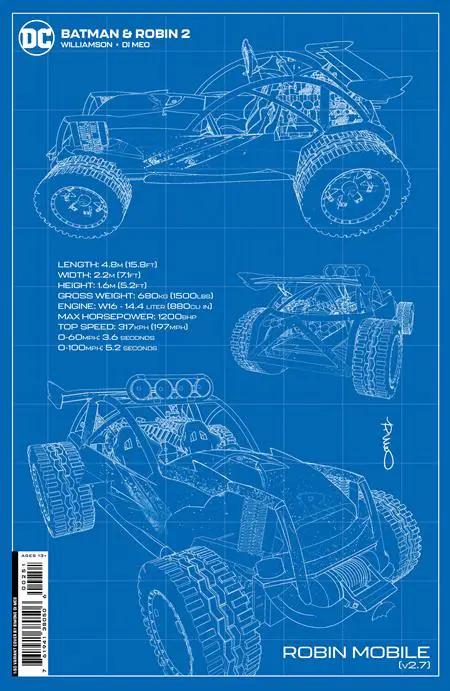 Batman And Robin #2 F 1:50 Simone Di Meo Card Stock Variant (10/10/2023) Dc