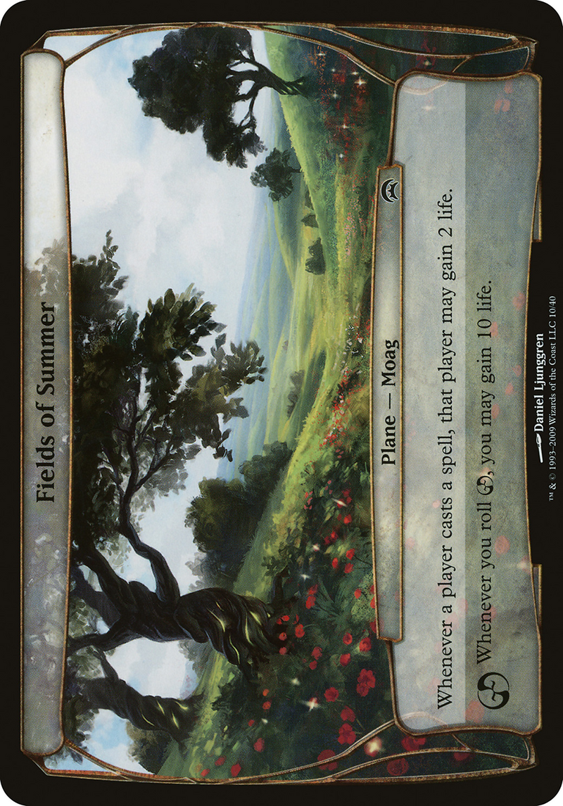 Fields of Summer (OVER-010) - Planechase Planes