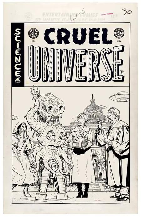 Ec Cruel Universe #4 (Of 5) D 1:20 Kano B&W Artist Edition Variant (11/06/2024) Oni