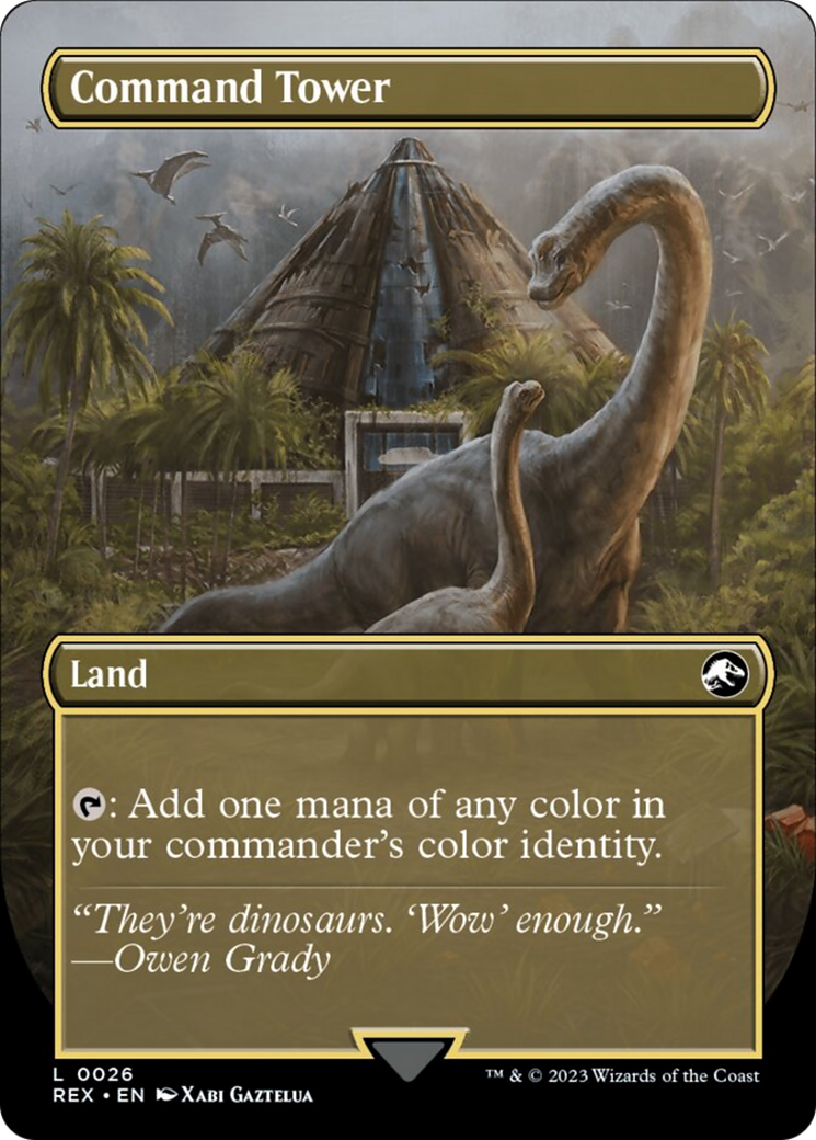 Command Tower // Command Tower (REX-026) - Jurassic World Collection (Borderless) Foil