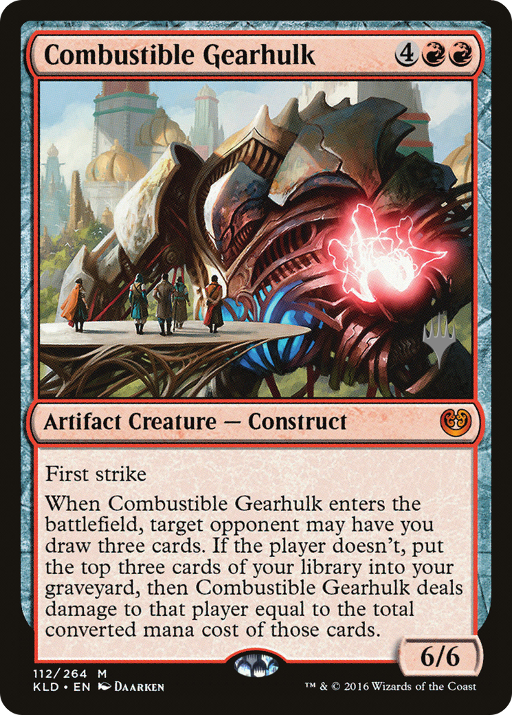 Combustible Gearhulk (PPTHB-112P) - Kaladesh Promos Foil