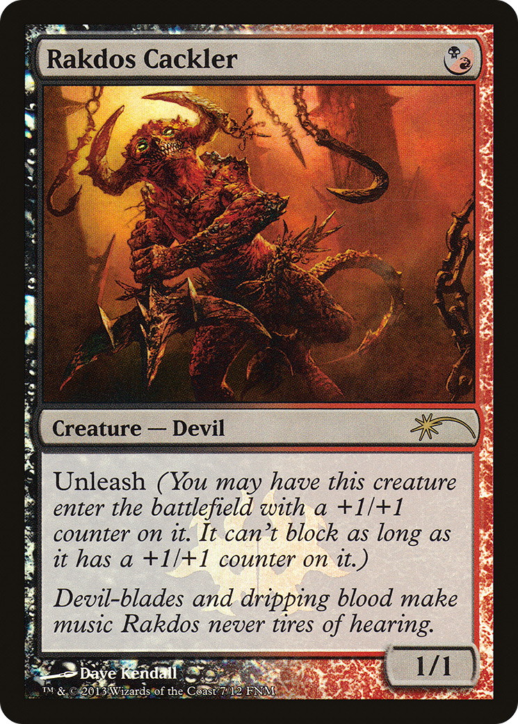 Rakdos Cackler (FNM-007) - Friday Night Magic 2013 Foil