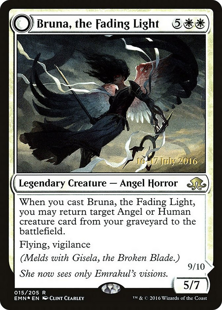 Bruna, the Fading Light (PRE-15AS) - Eldritch Moon Promos: (mooneldrazidfc) Foil
