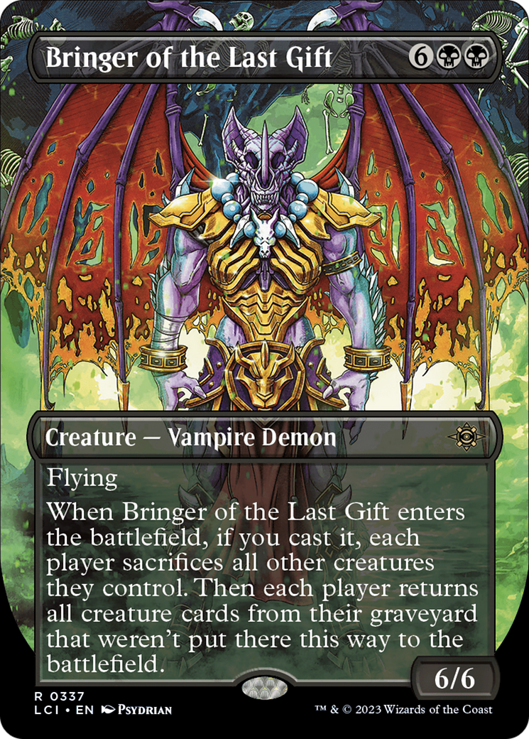 Bringer of the Last Gift (LCI-337) - The Lost Caverns of Ixalan (Borderless) Foil