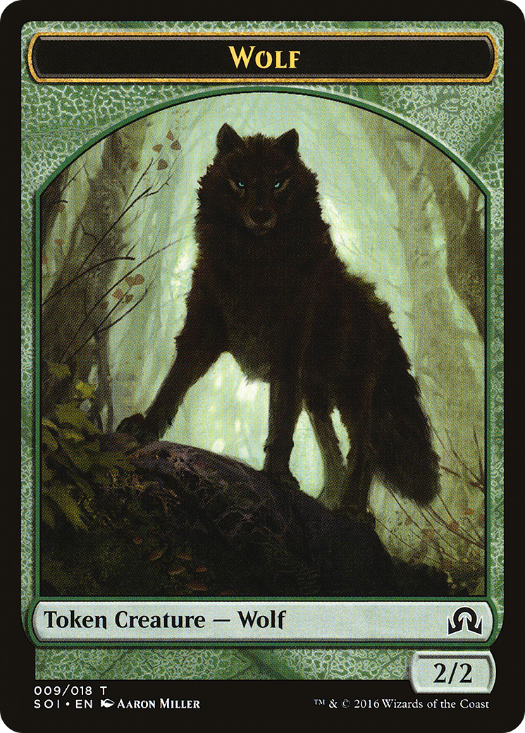 Wolf (SOI-009) - Shadows over Innistrad Tokens